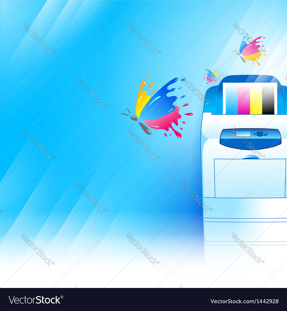 Printer background abstract blue texture