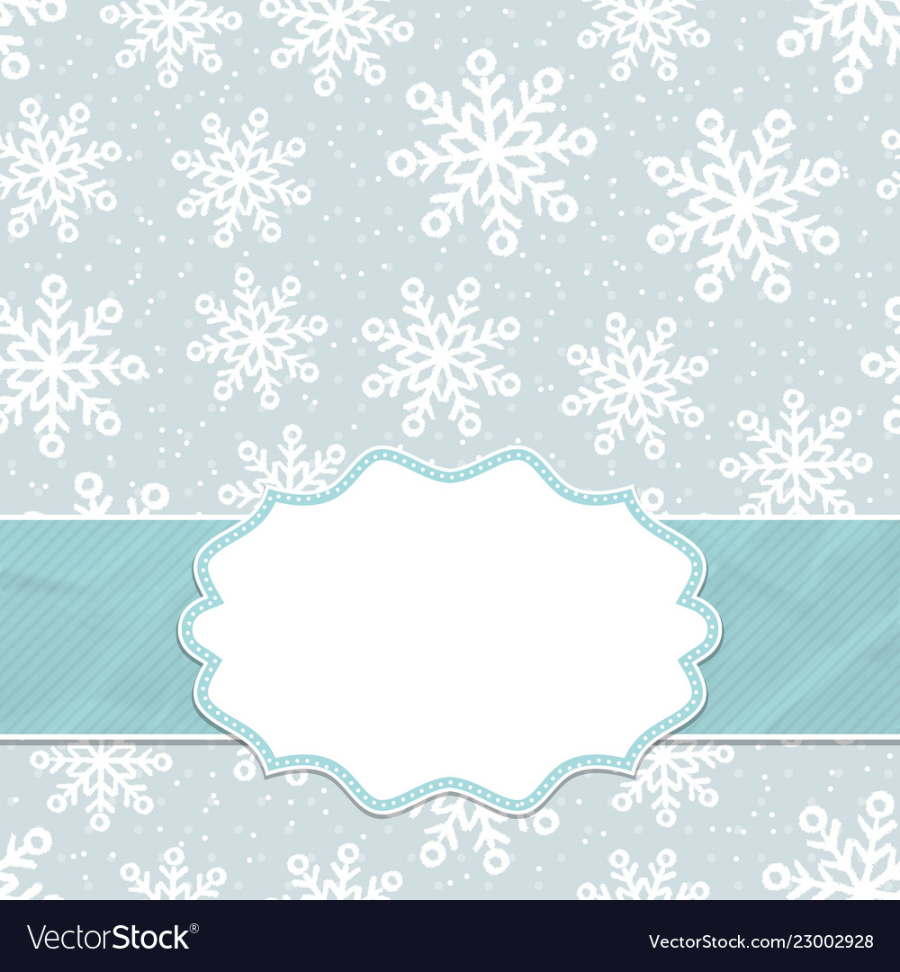 This is a christmas and new year frame vector image This is a christmas and new year frame