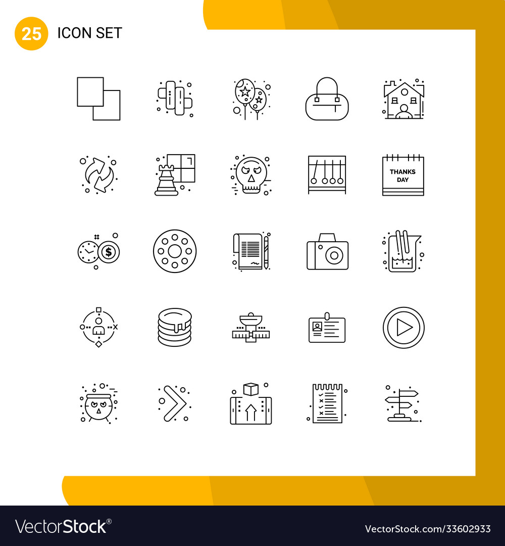 Line pack 25 universal symbols resources