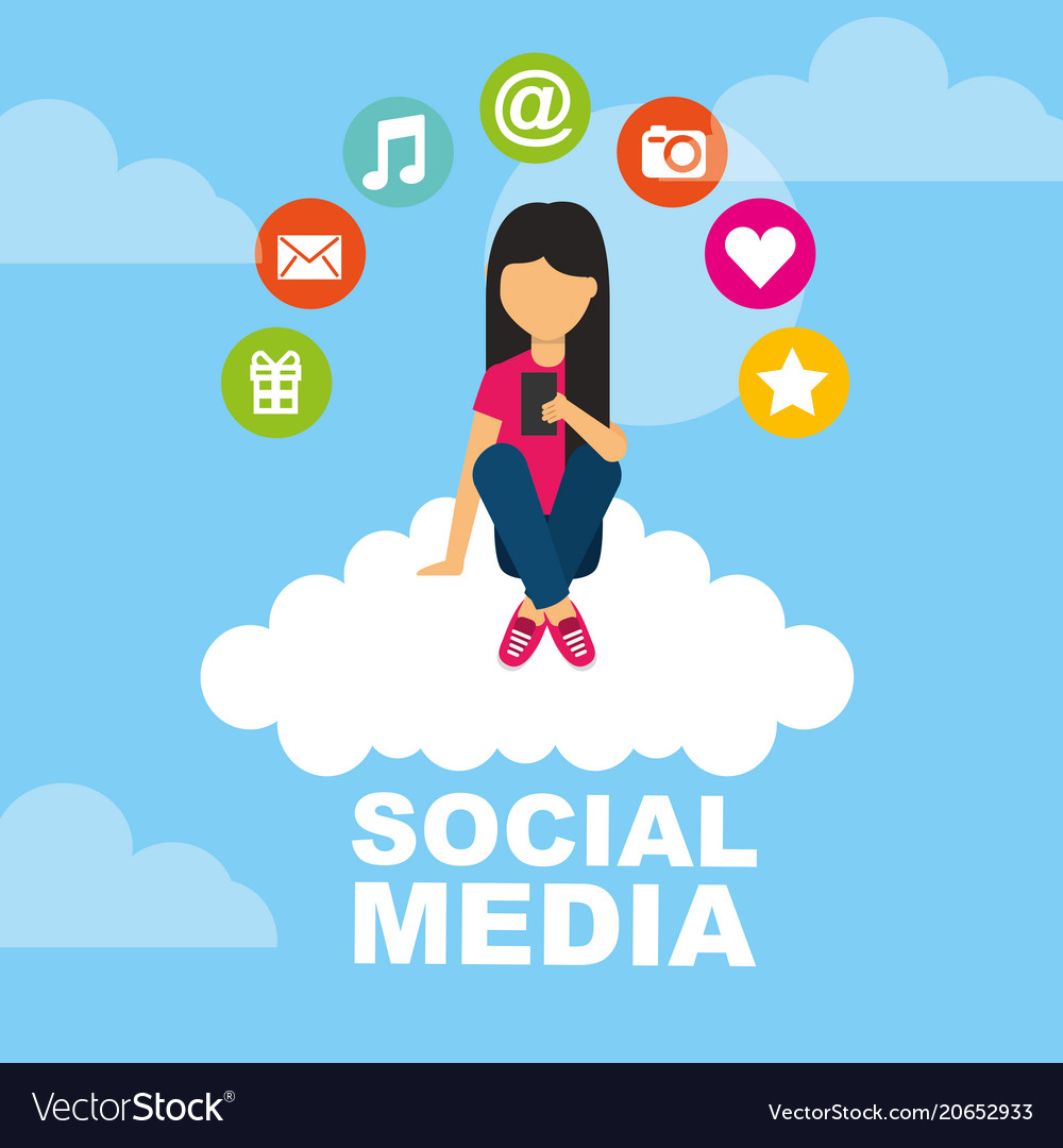 People social media Royalty Free Vector Image - VectorStock