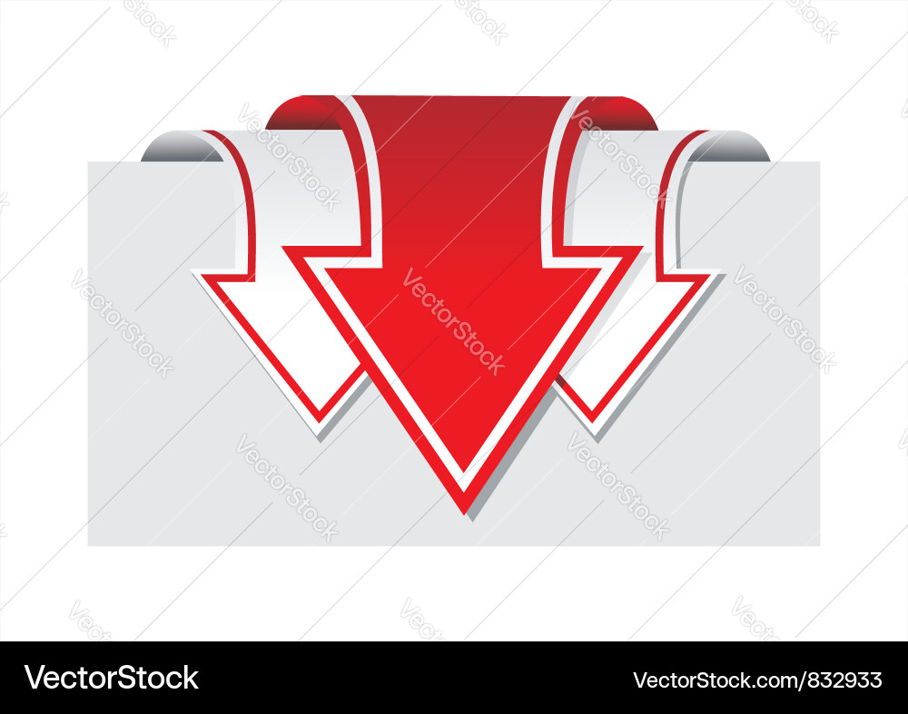 White banner Royalty Free Vector Image - VectorStock