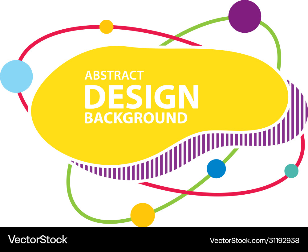 Abstract shape background frame Royalty Free Vector Image