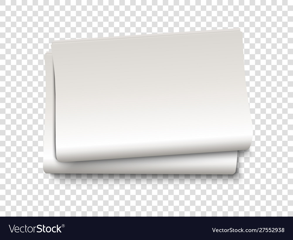 blank newspaper vector