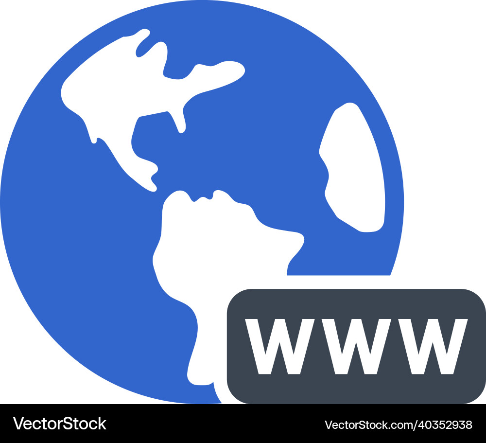 Web browser icon Royalty Free Vector Image - VectorStock