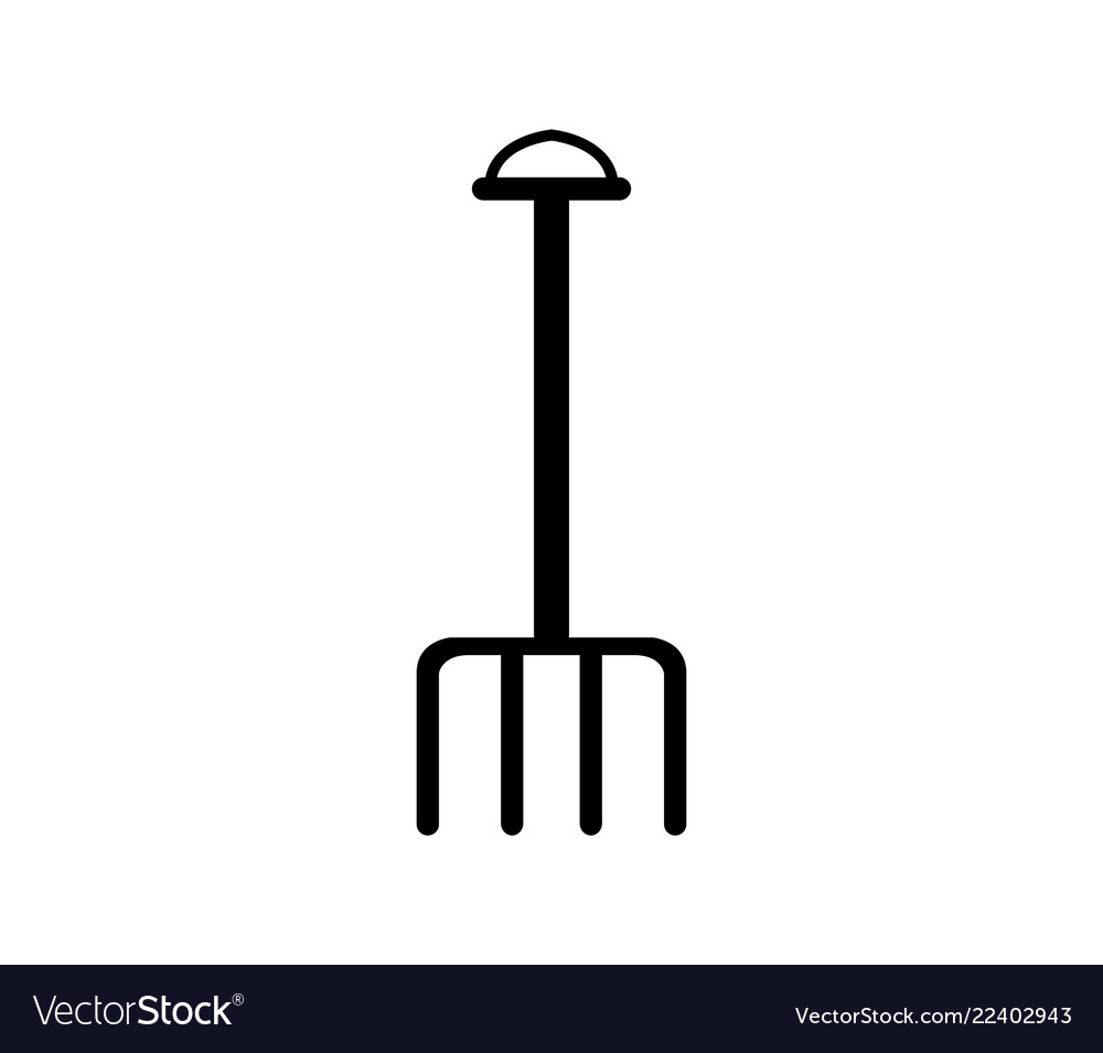 Pitchfork icon Royalty Free Vector Image VectorStock