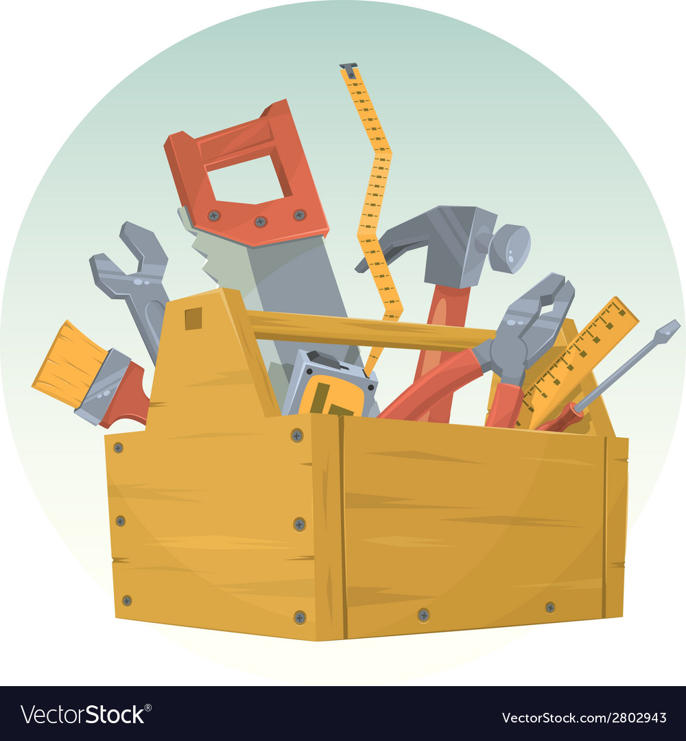 Set Of Different Tools Royalty Free Vector Image