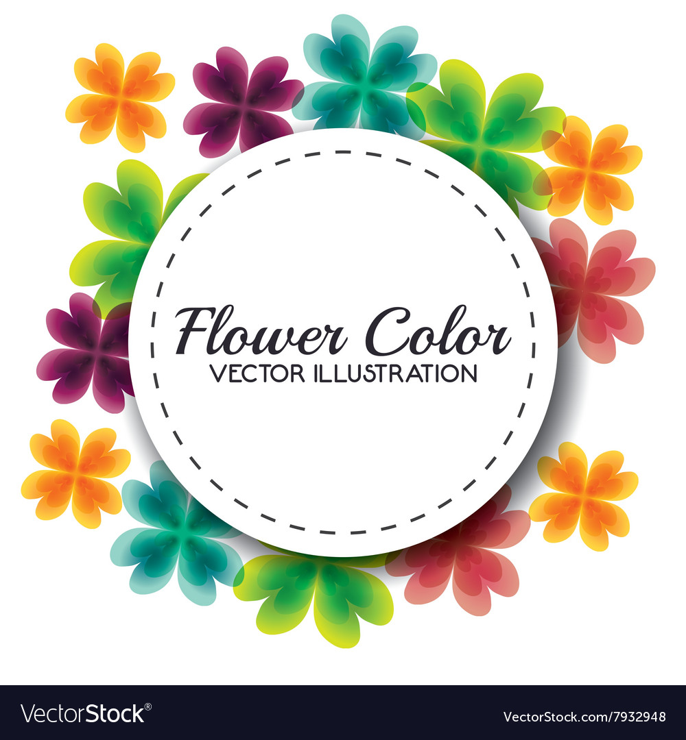 Flower color design