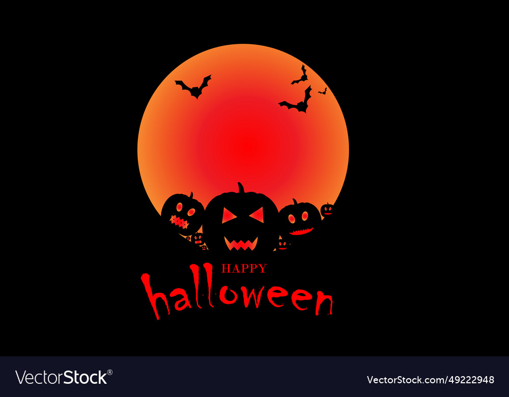 Halloween design Royalty Free Vector Image - VectorStock