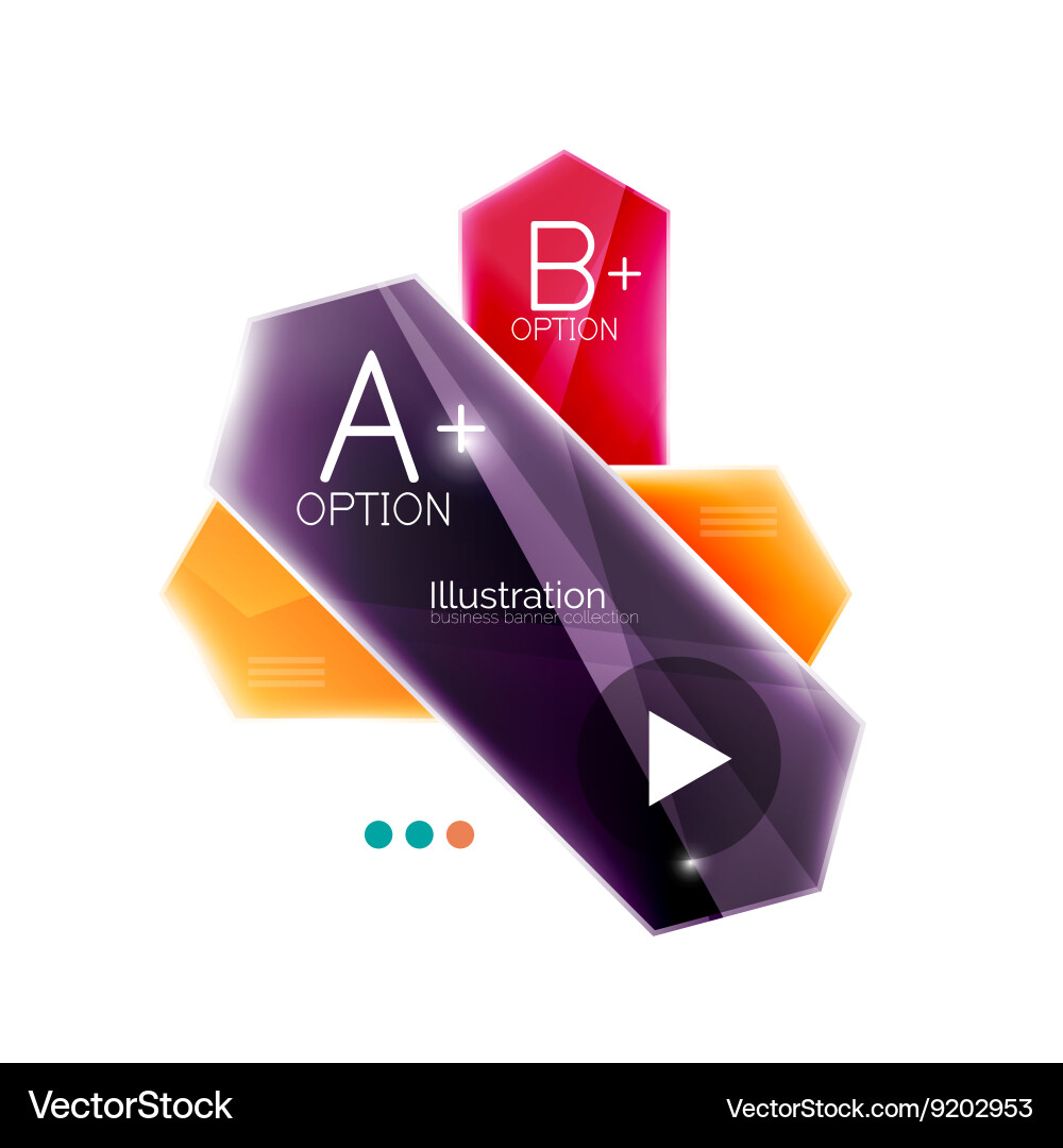 Arrow infographics element Royalty Free Vector Image