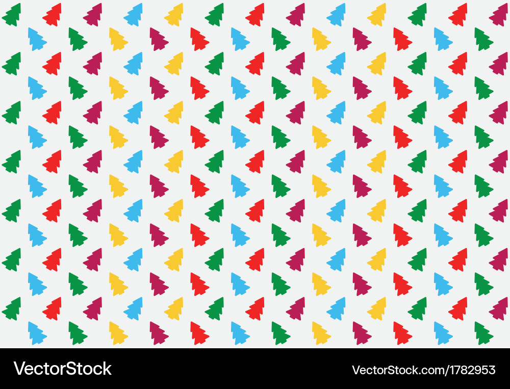 Background with christmas trees Royalty Free Vector Image