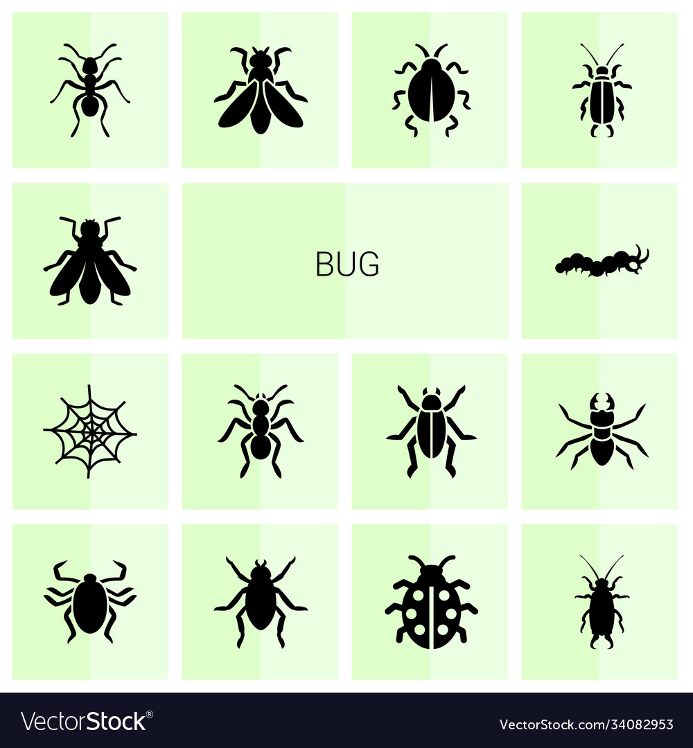 Bug icons