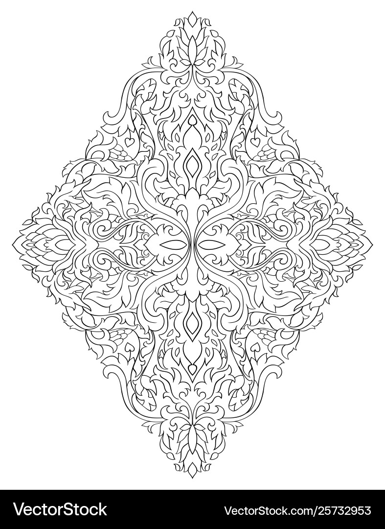 Medallion for design with snakes Royalty Free Vector Image