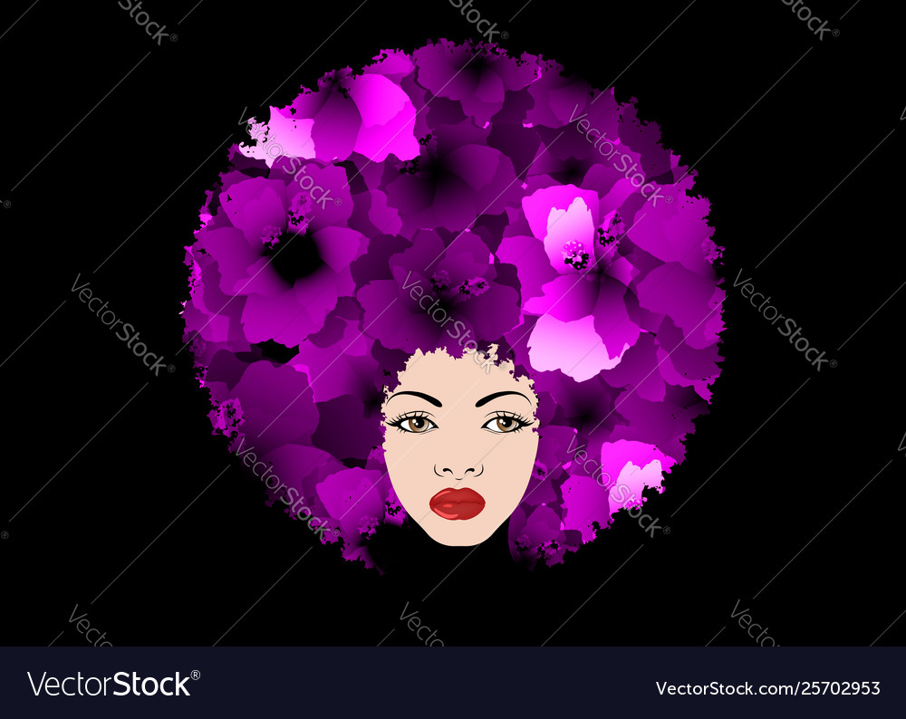 Silhouette portrait girl beauty center concept vector image Silhouette portrait girl beauty center concept