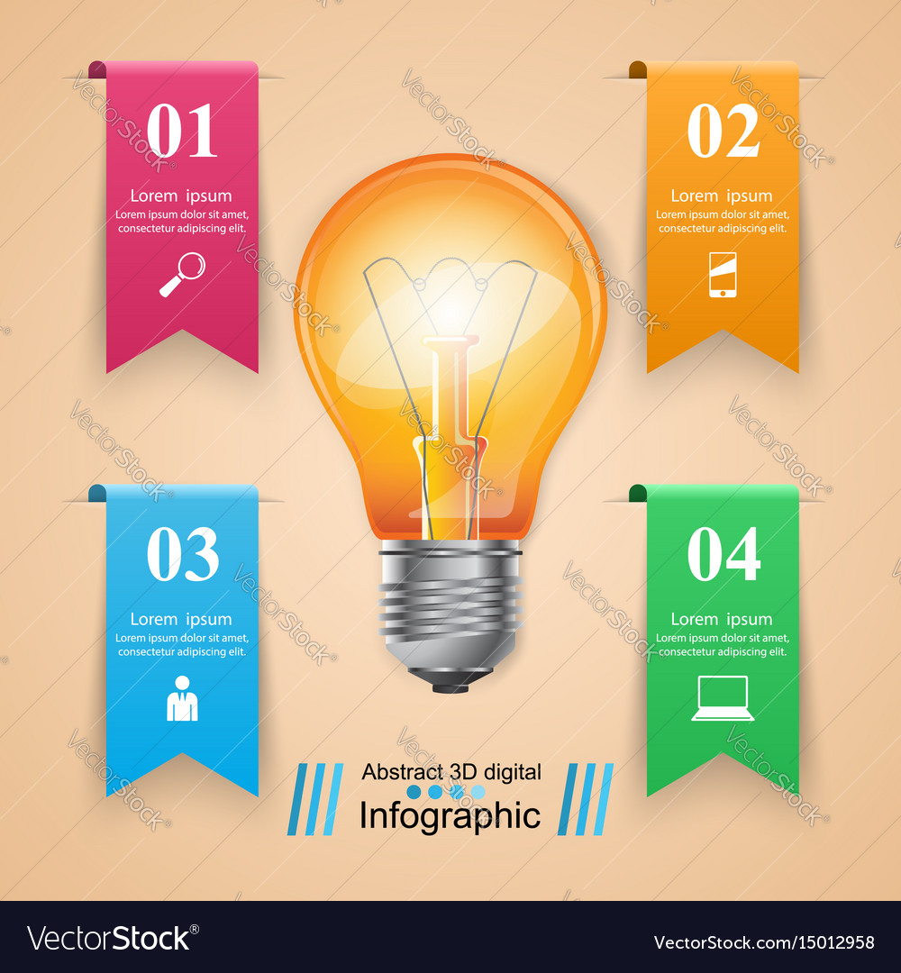 Business infographics origami style Royalty Free Vector