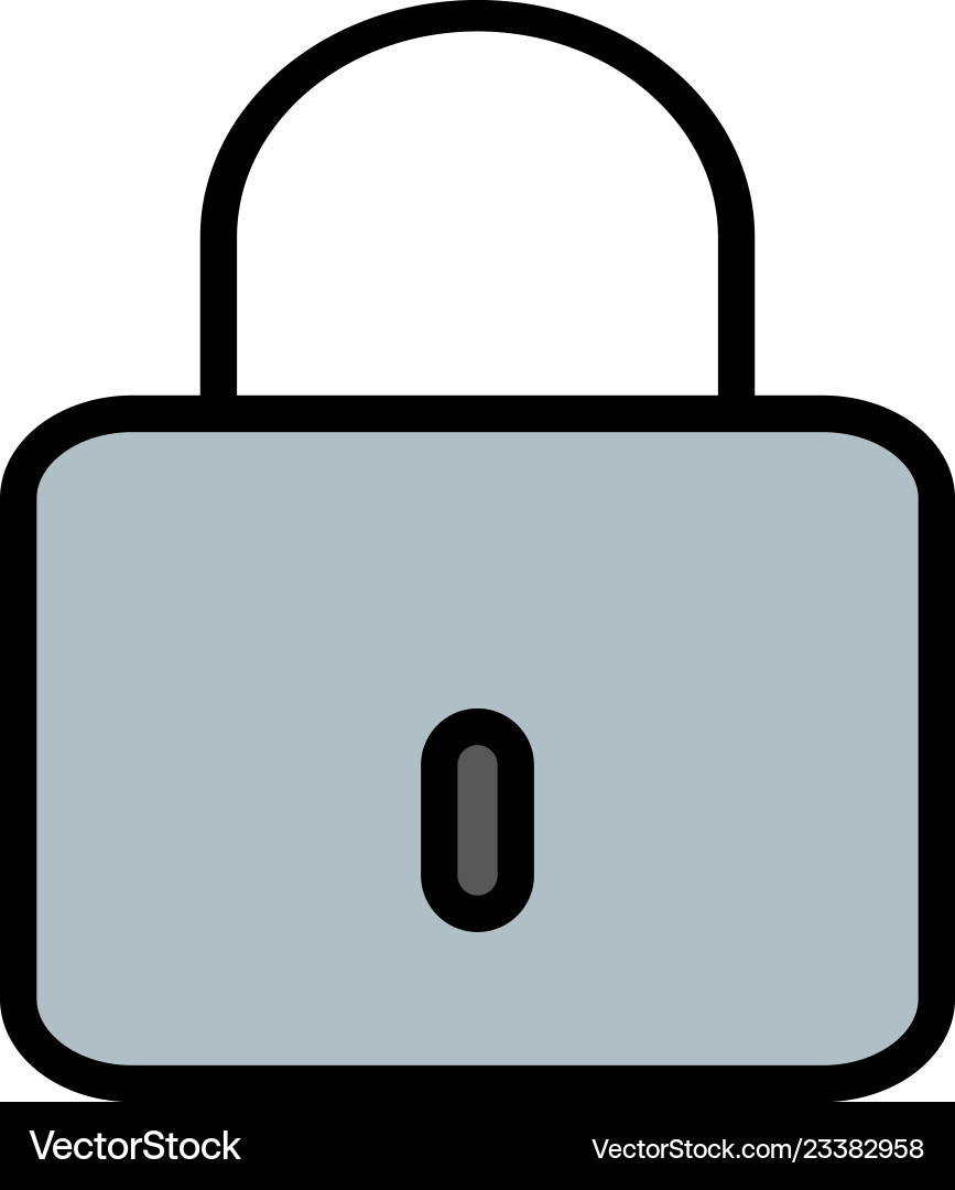 Lock icon Royalty Free Vector Image - VectorStock