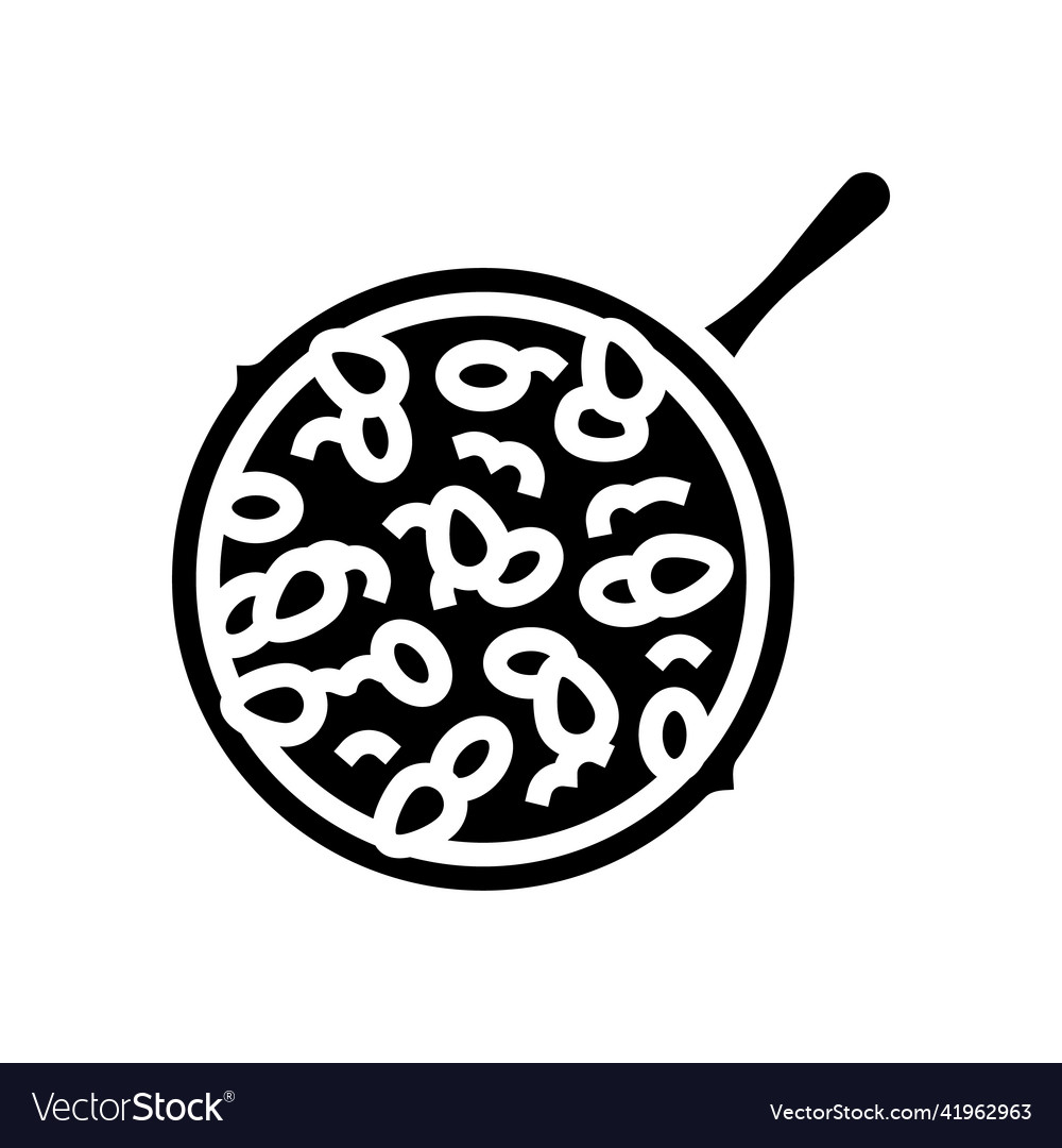 Chili con carne glyph icon