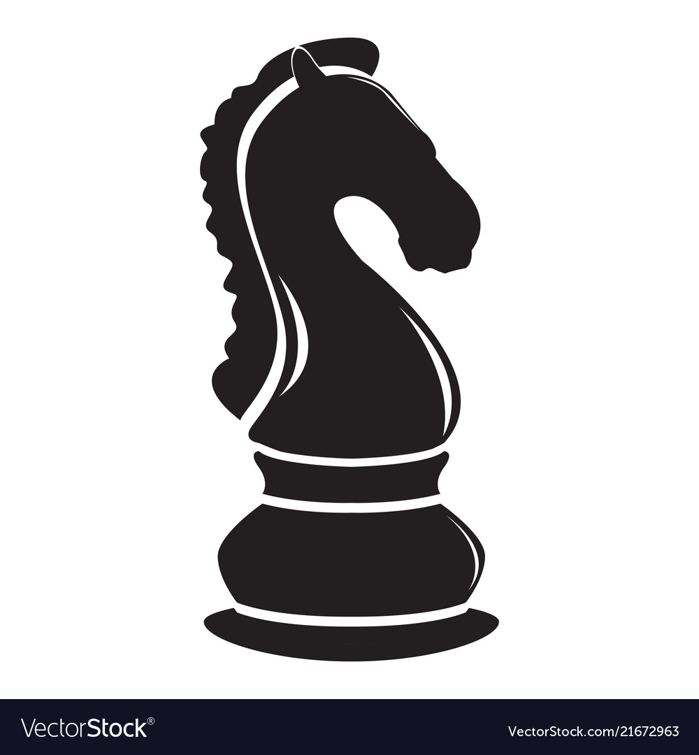 Download Isolated knight chess piece icon Royalty Free Vector Image