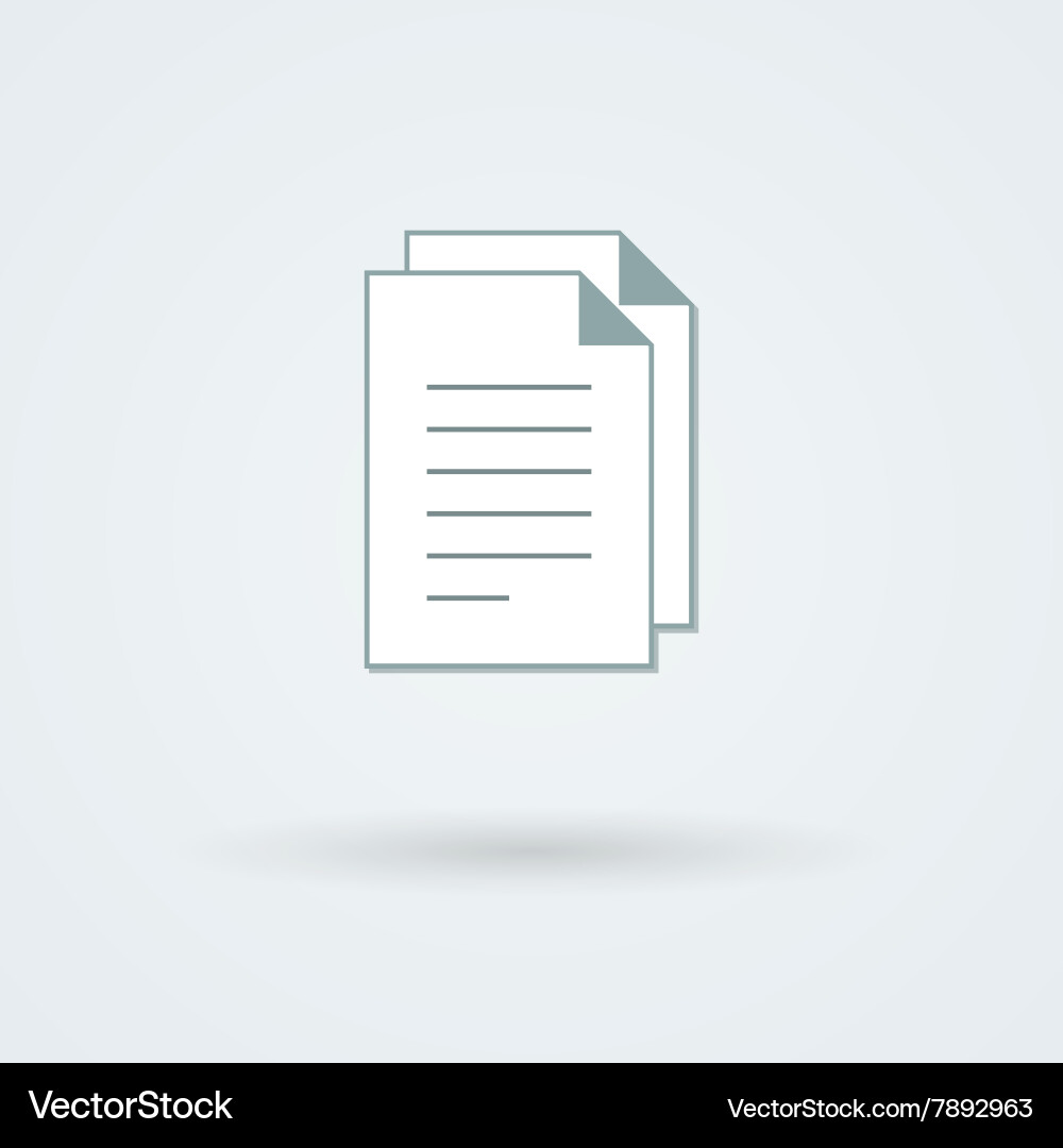 Stack of papers Royalty Free Vector Image - VectorStock