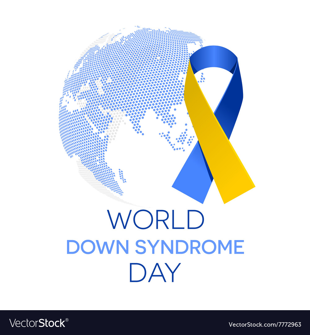 World Down Syndrome Day Royalty Free Vector Image