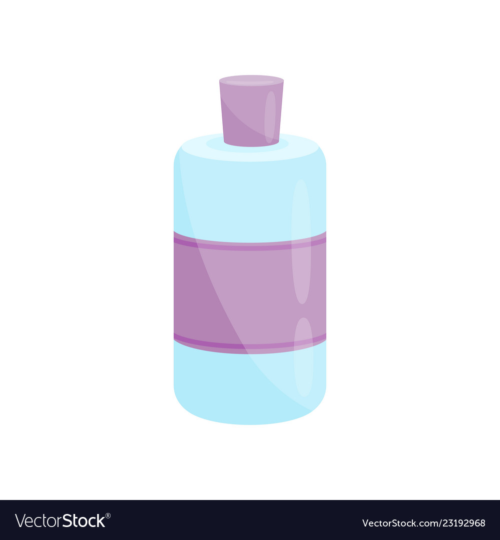 Blue plastic nail polish remover bottle Royalty Free Vector Blue plastic nail polish remover bottle Royalty Free Vector