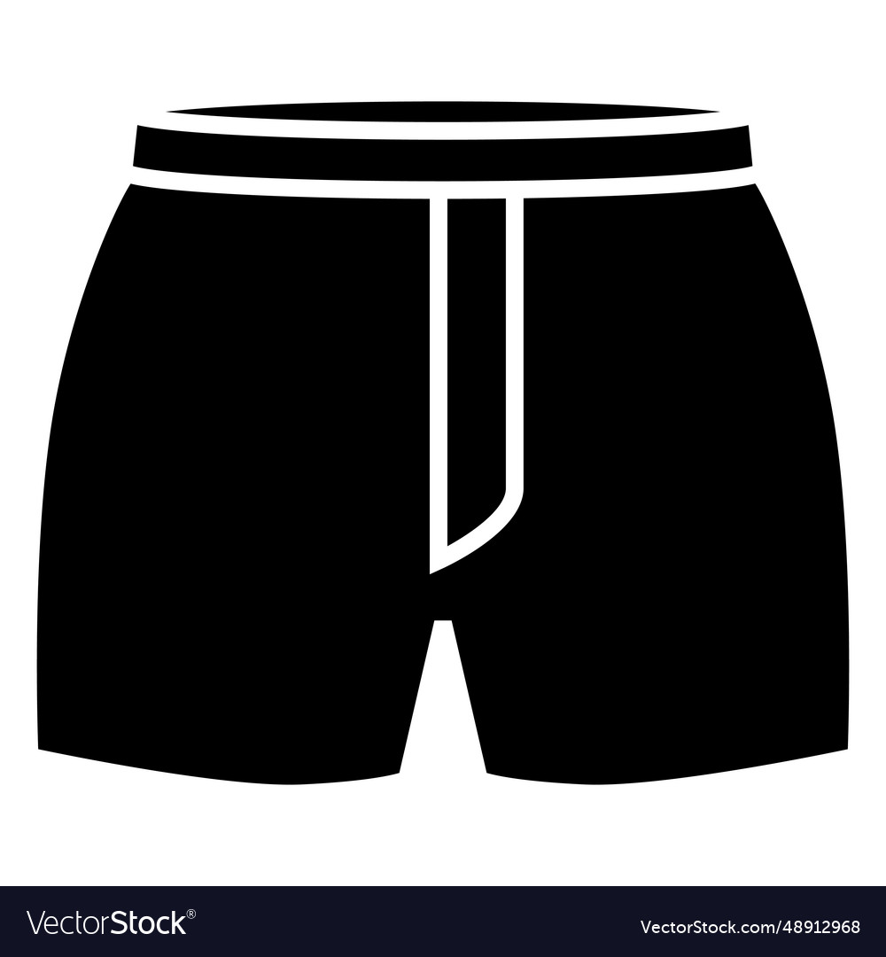 Men boxers flat icon