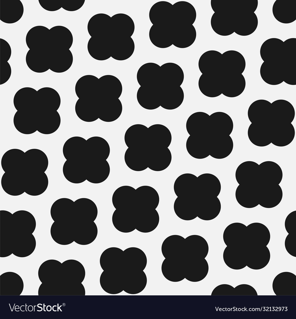 Cross seamless pattern trendy black Royalty Free Vector