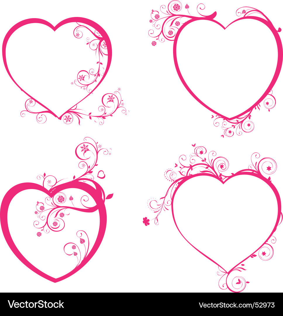 Hearts Royalty Free Vector Image - VectorStock