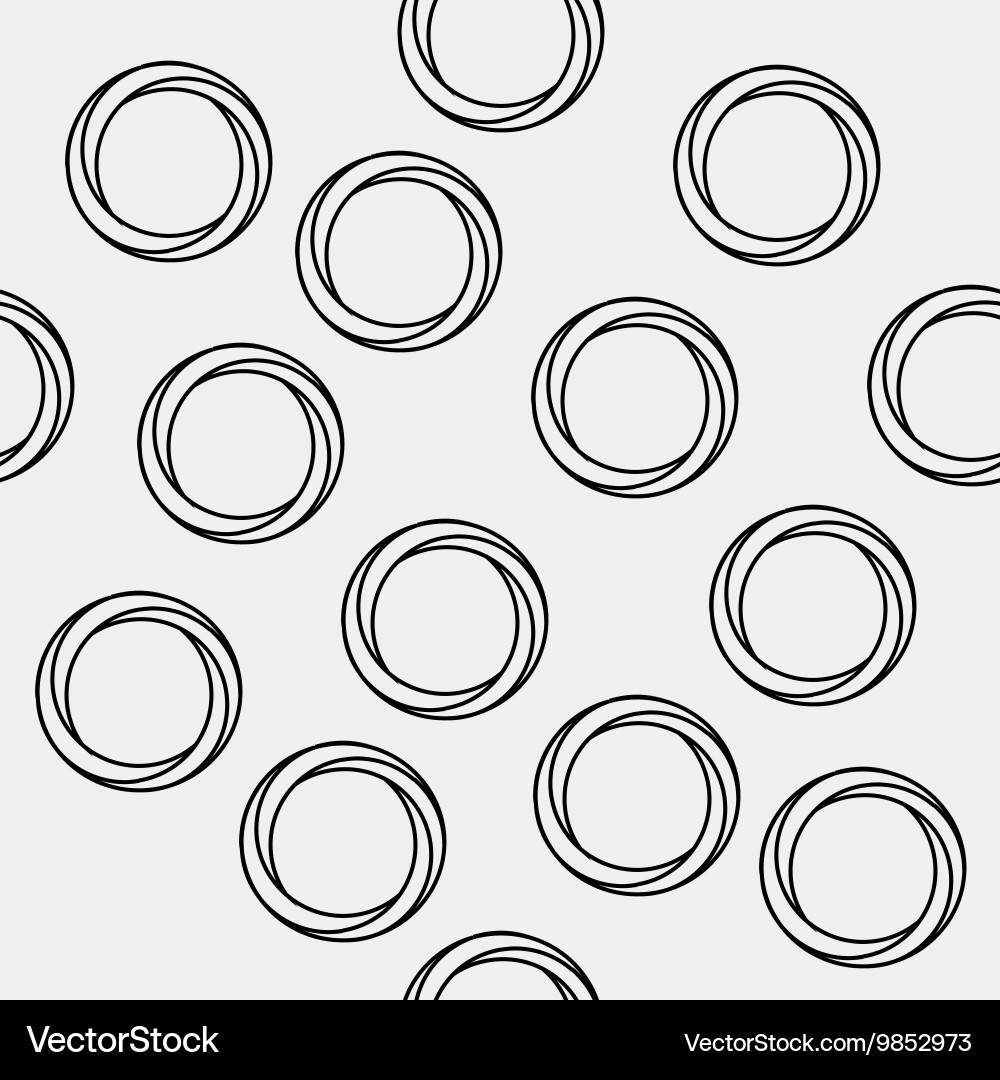 Pattern geometric seamless simple monochrome Vector Image