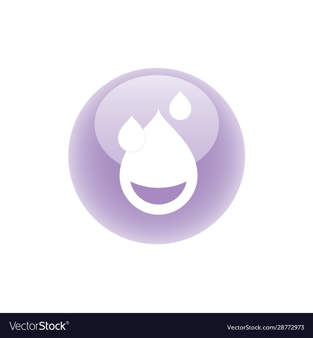 Water drop sign icon tear symbol blue circle