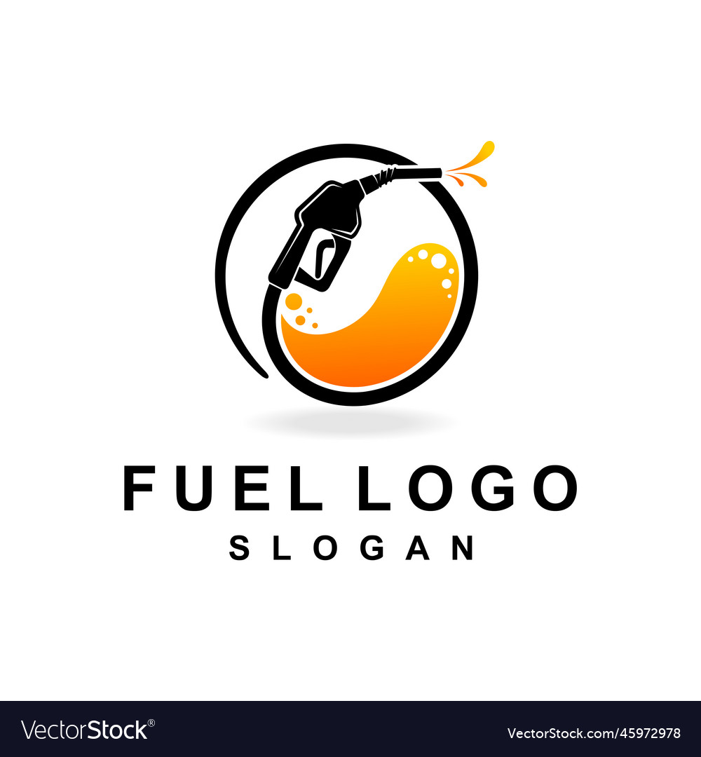 Gas station icon with fuel concept Royalty Free Vector Image