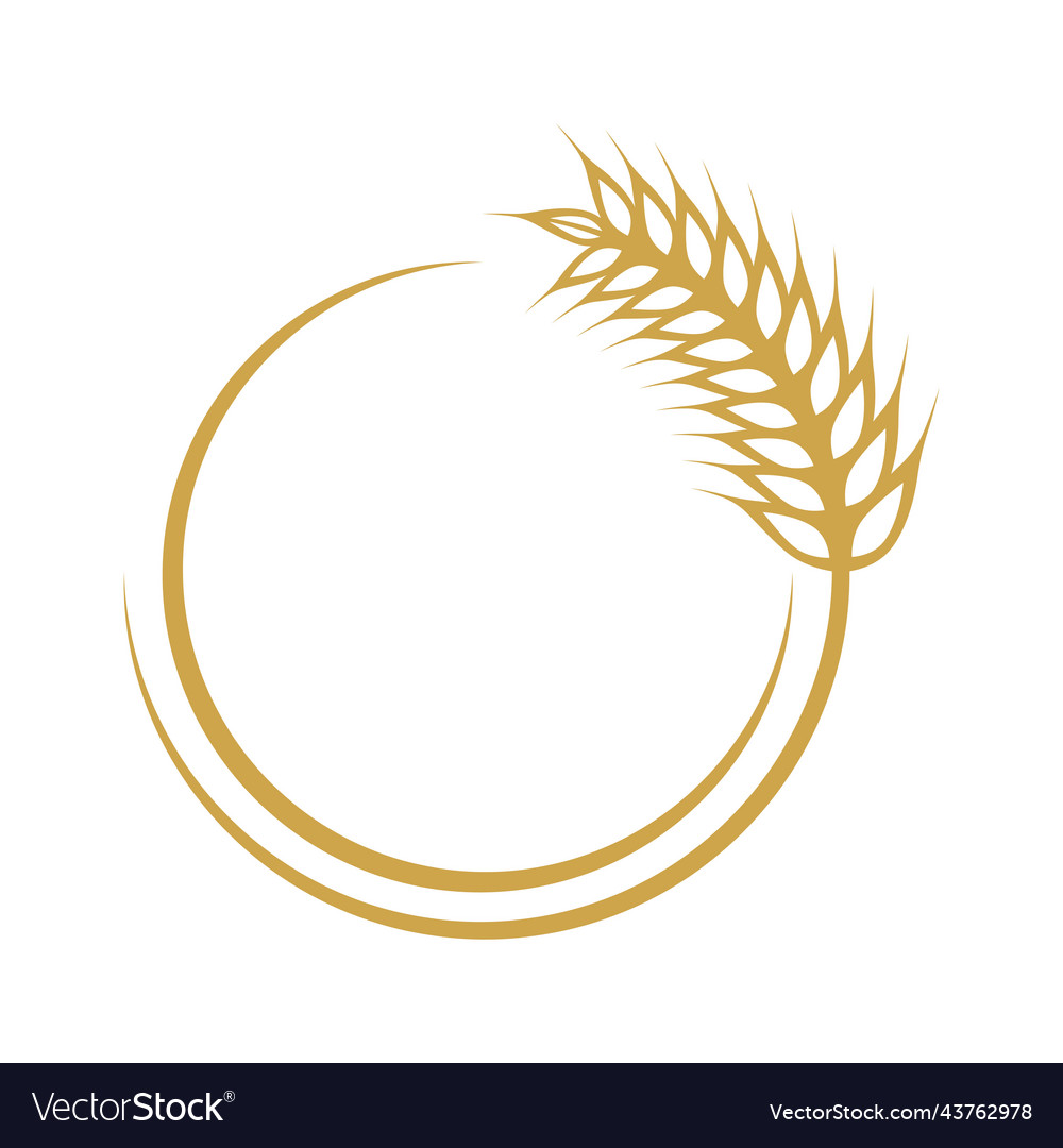 Wheat design Royalty Free Vector Image - VectorStock