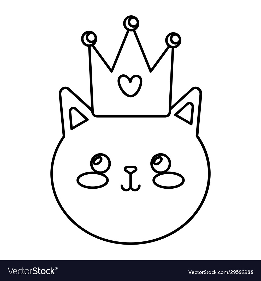 Cute cat icon Royalty Free Vector Image - VectorStock