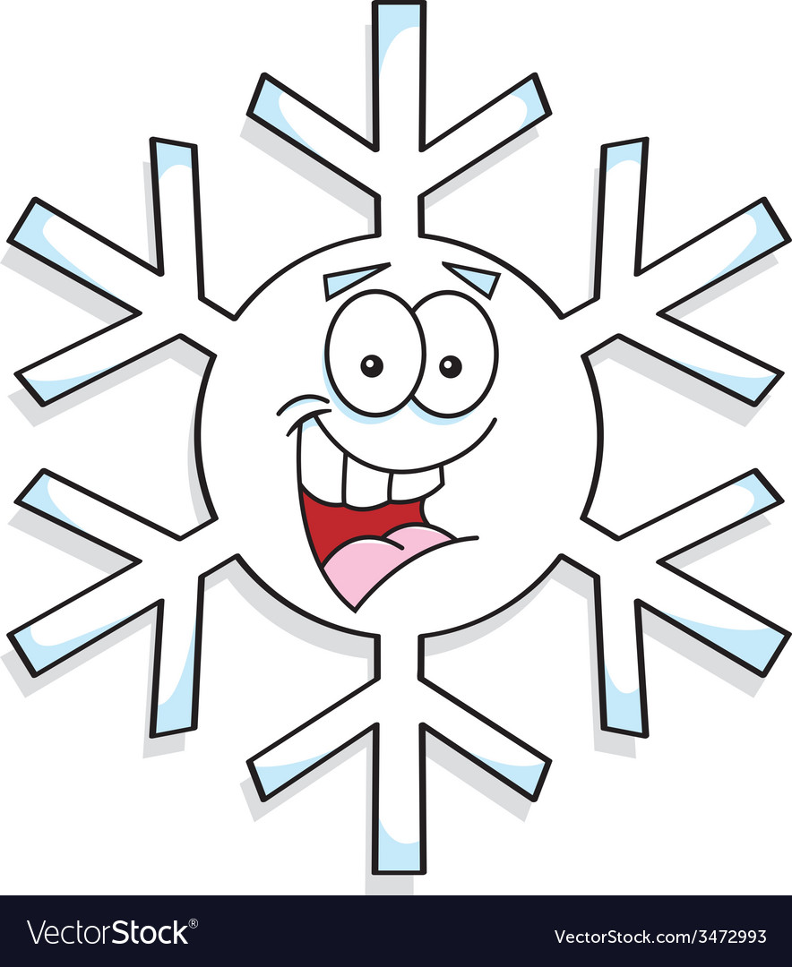 Cartoon snowflake