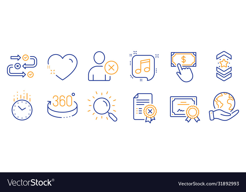 Set business icons such as reject certificate