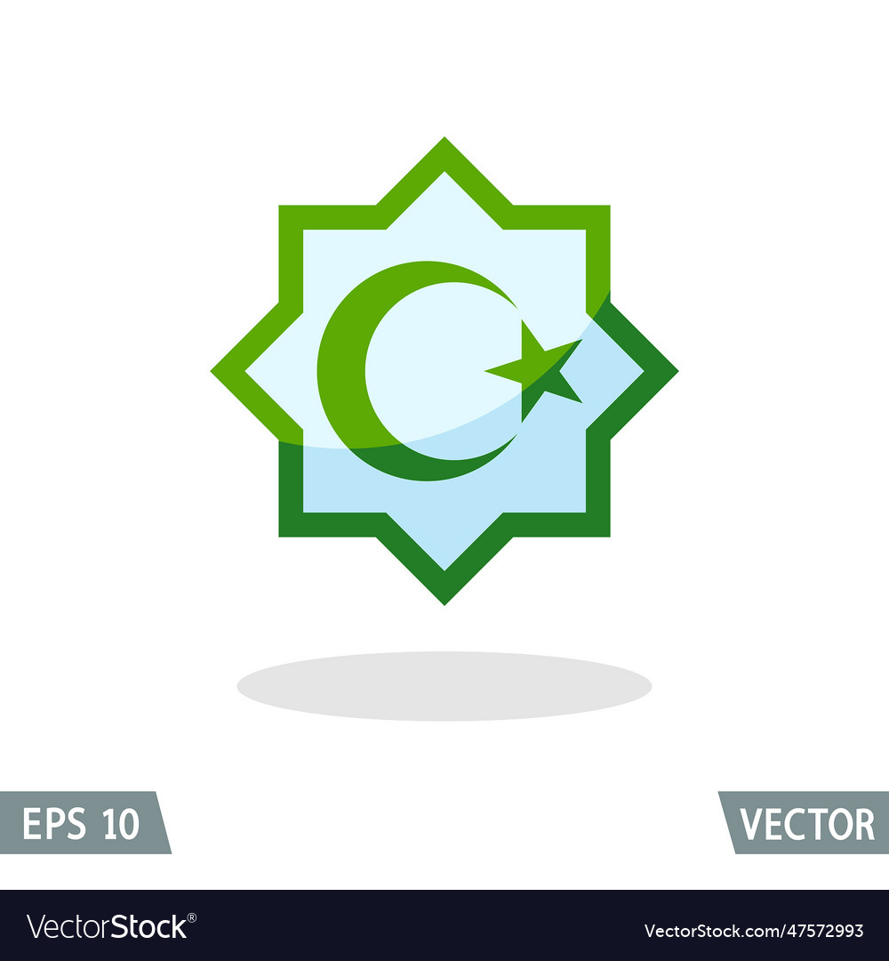 symbol-of-islam-star-and-crescent-royalty-free-vector-image