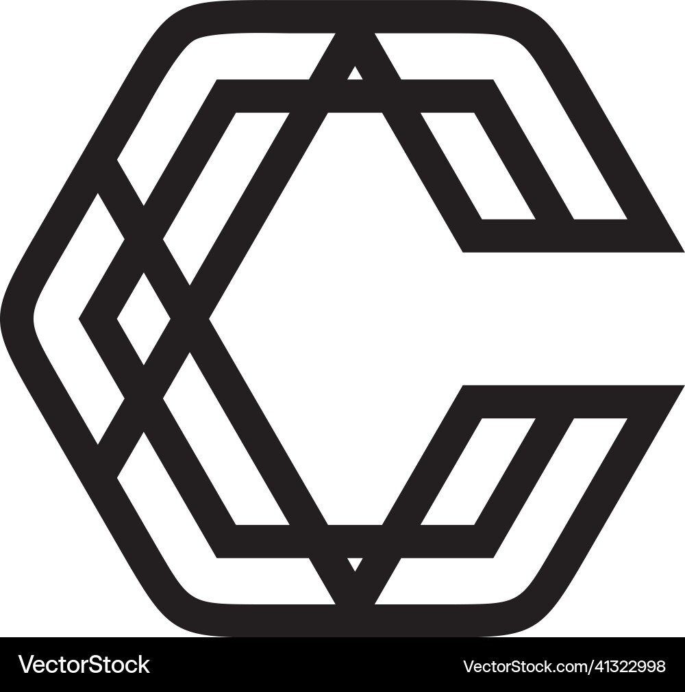Initial letter c logo design concept Royalty Free Vector