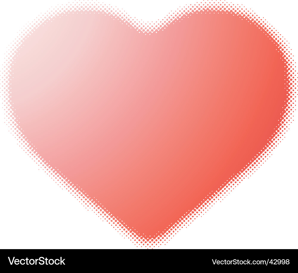 Valentines heart Royalty Free Vector Image - VectorStock