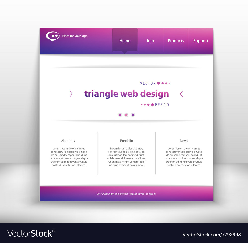 Web interface Royalty Free Vector Image - VectorStock