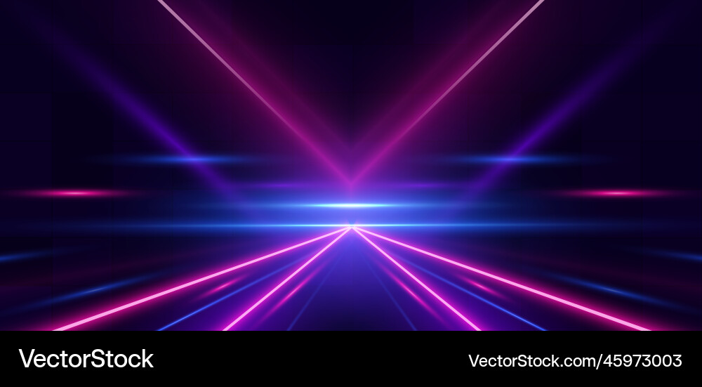 Abstract technology futuristic glowing neon blue Vector Image