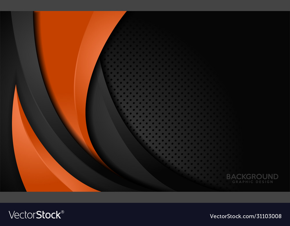 black and orange background design