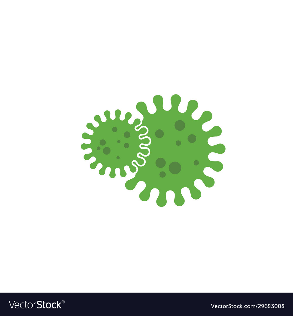 Virus And Bacteria Icon Design Royalty Free Vector Image