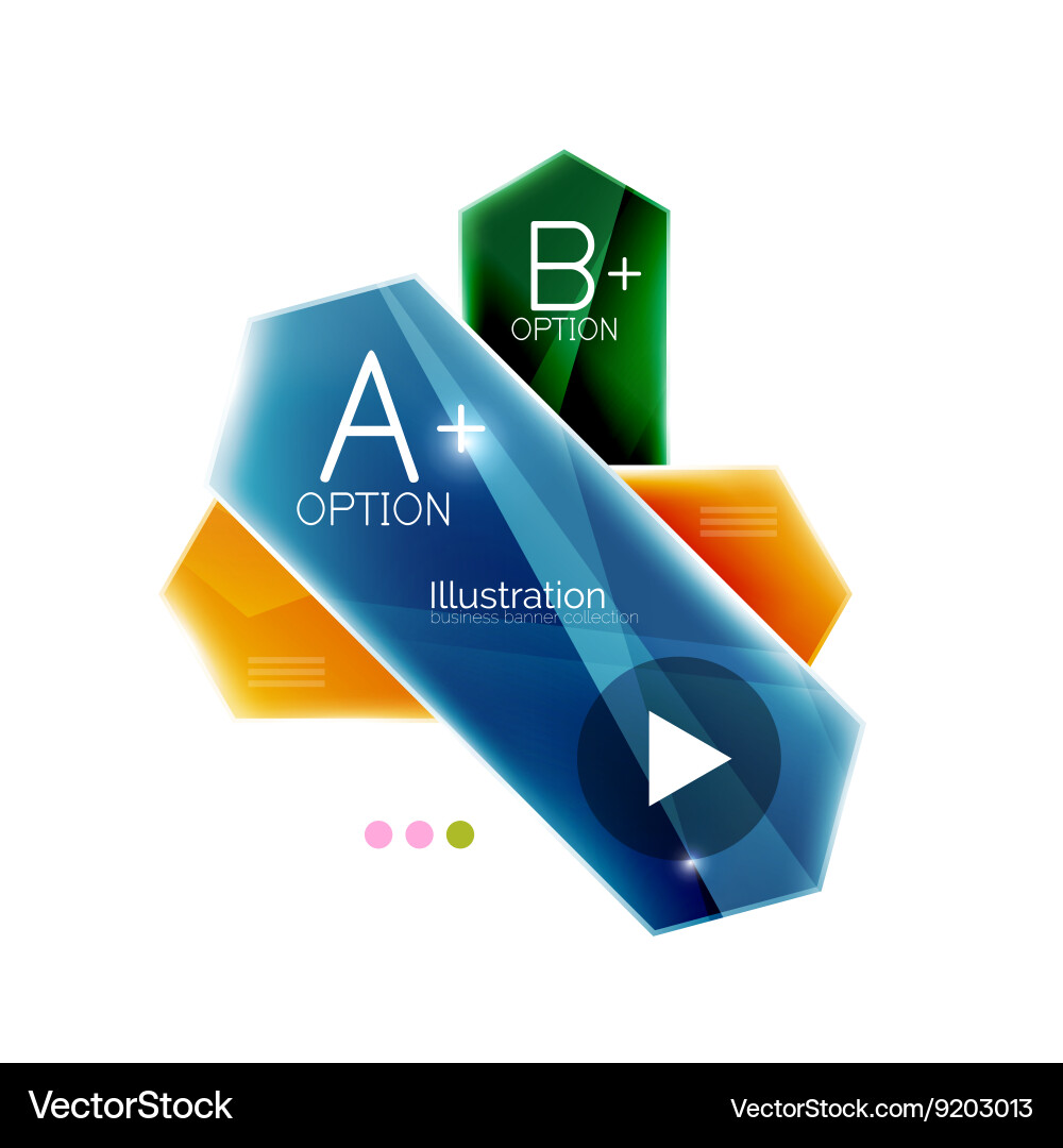 Arrow infographics element Royalty Free Vector Image