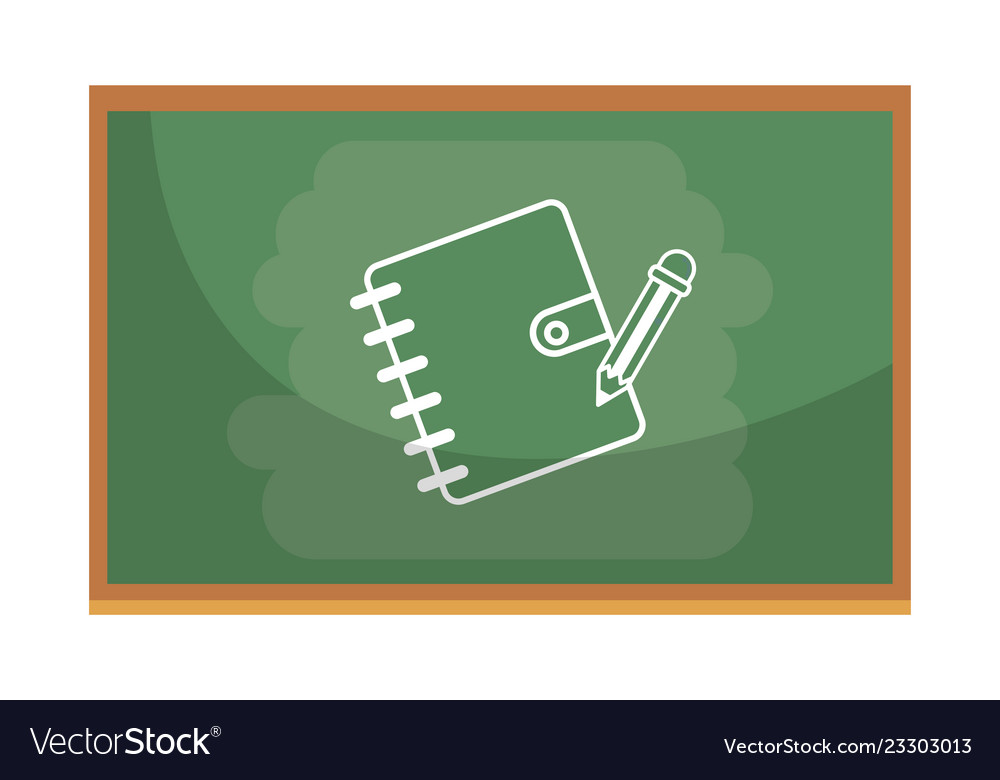 School study element cartoon Royalty Free Vector Image