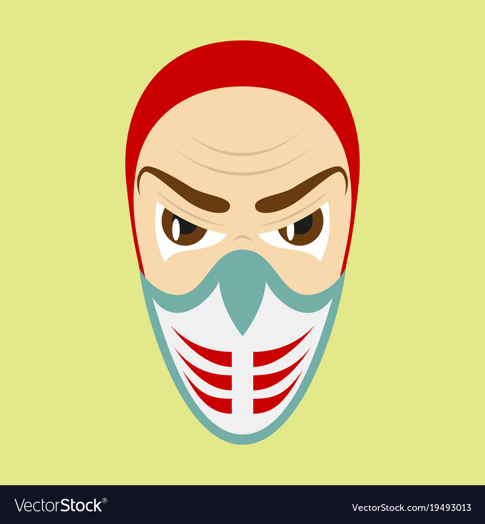 Superhero in action character icon Royalty Free Vector Image