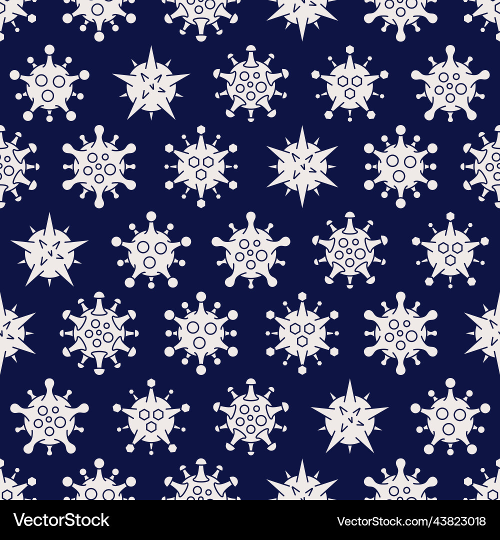 Coronavirus pattern Royalty Free Vector Image - VectorStock