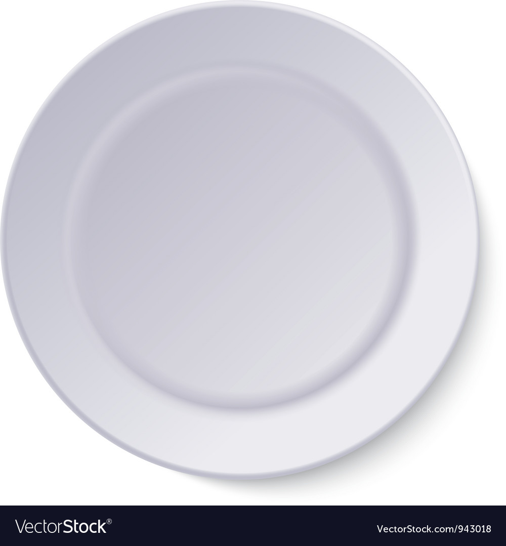 Plate Royalty Free Vector Image Vectorstock Plate Royalty Free Vector Image Vectorstock