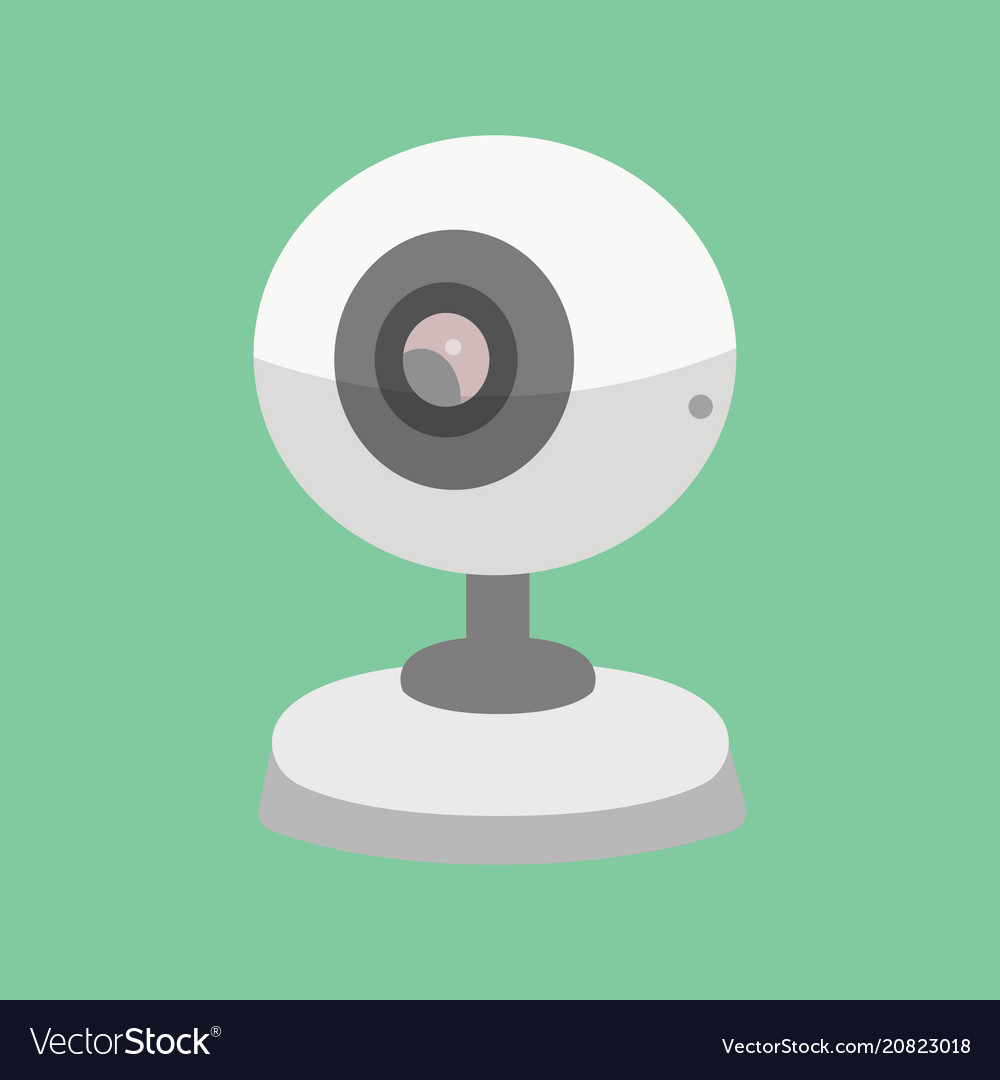 Security camera cctv cartoon Royalty Free Vector Image