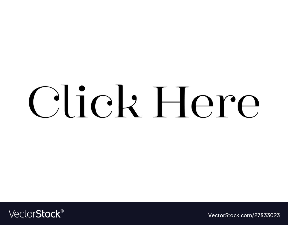 Click here stamp on grey background sign label