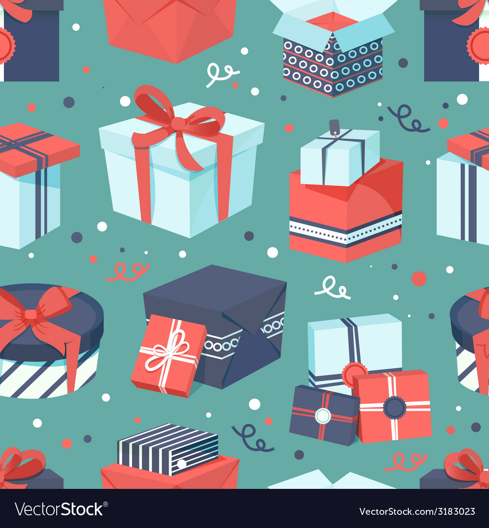 Gift box icons set Royalty Free Vector Image - VectorStock