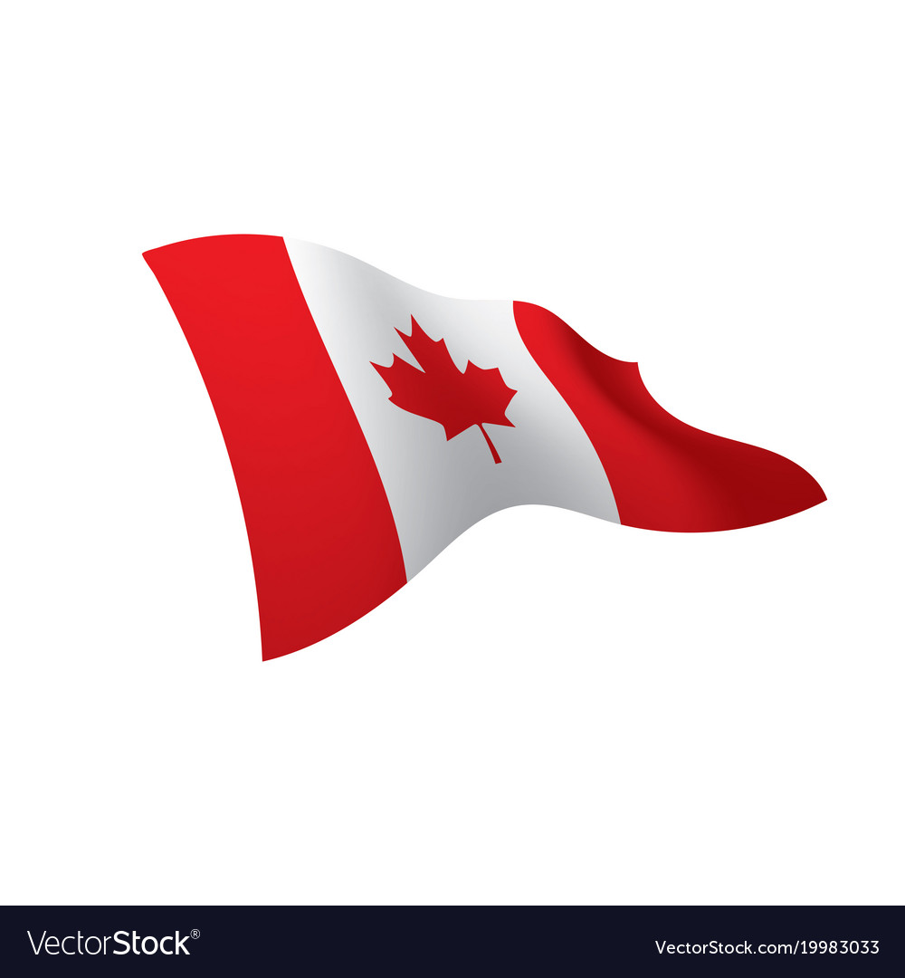 Canada flag Royalty Free Vector Image - VectorStock